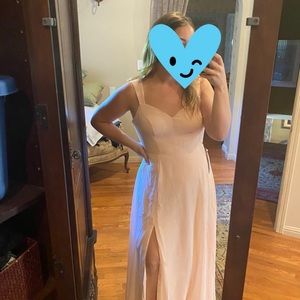 Azazie Julie Bridesmaid Dress in Pearl Pink